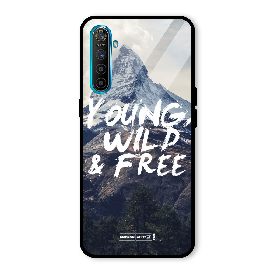 Young Wild and Free Glass Back Case for Realme X2