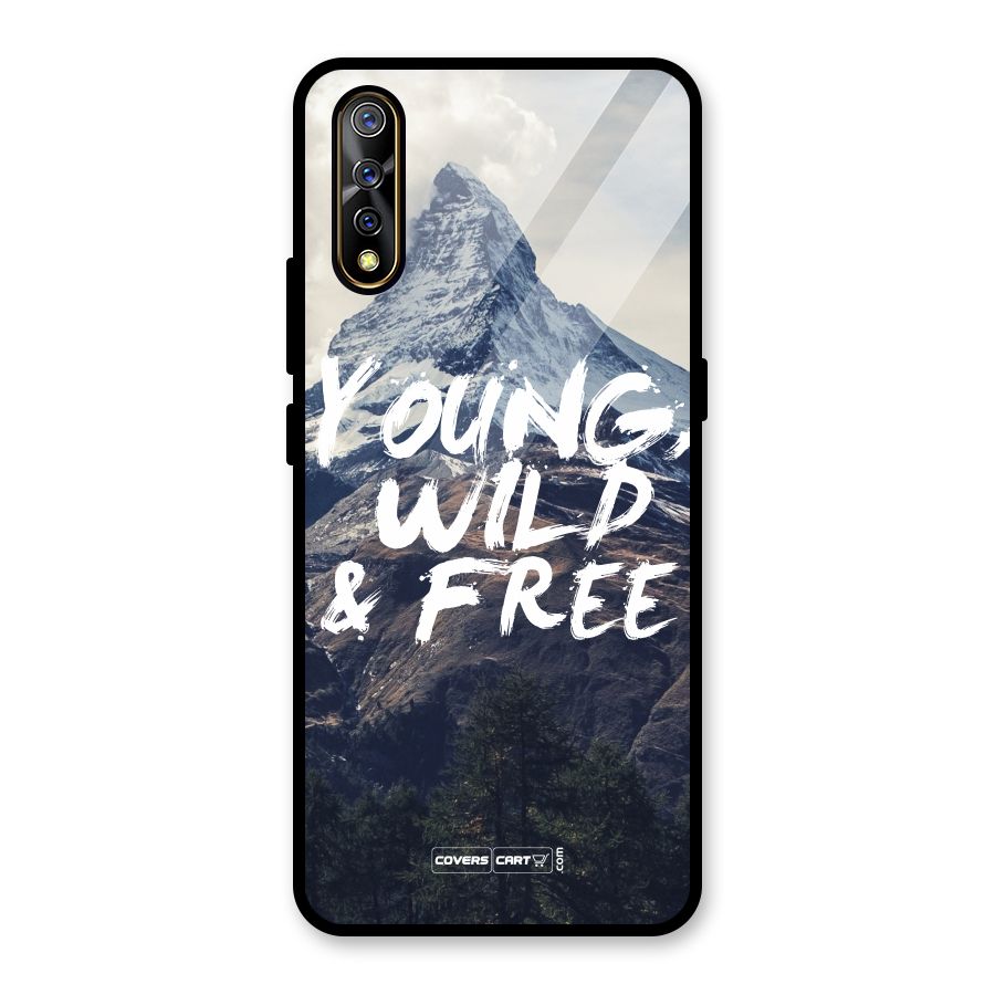Young Wild and Free Glass Back Case for Vivo S1