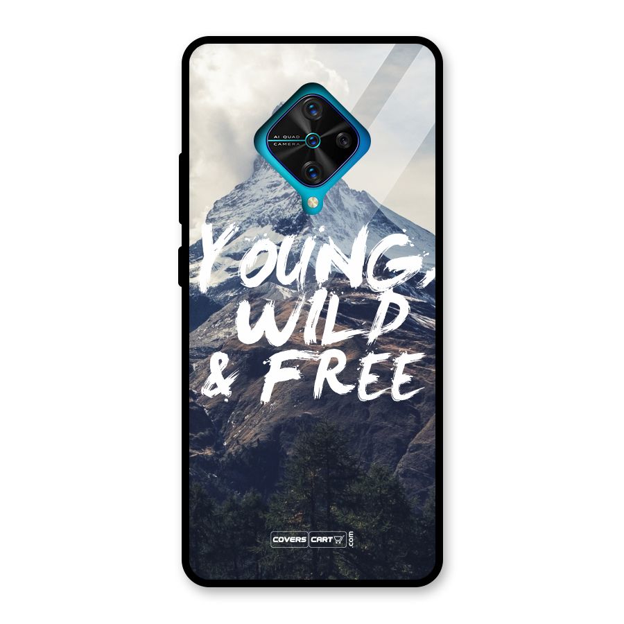 Young Wild and Free Glass Back Case for Vivo S1 Pro