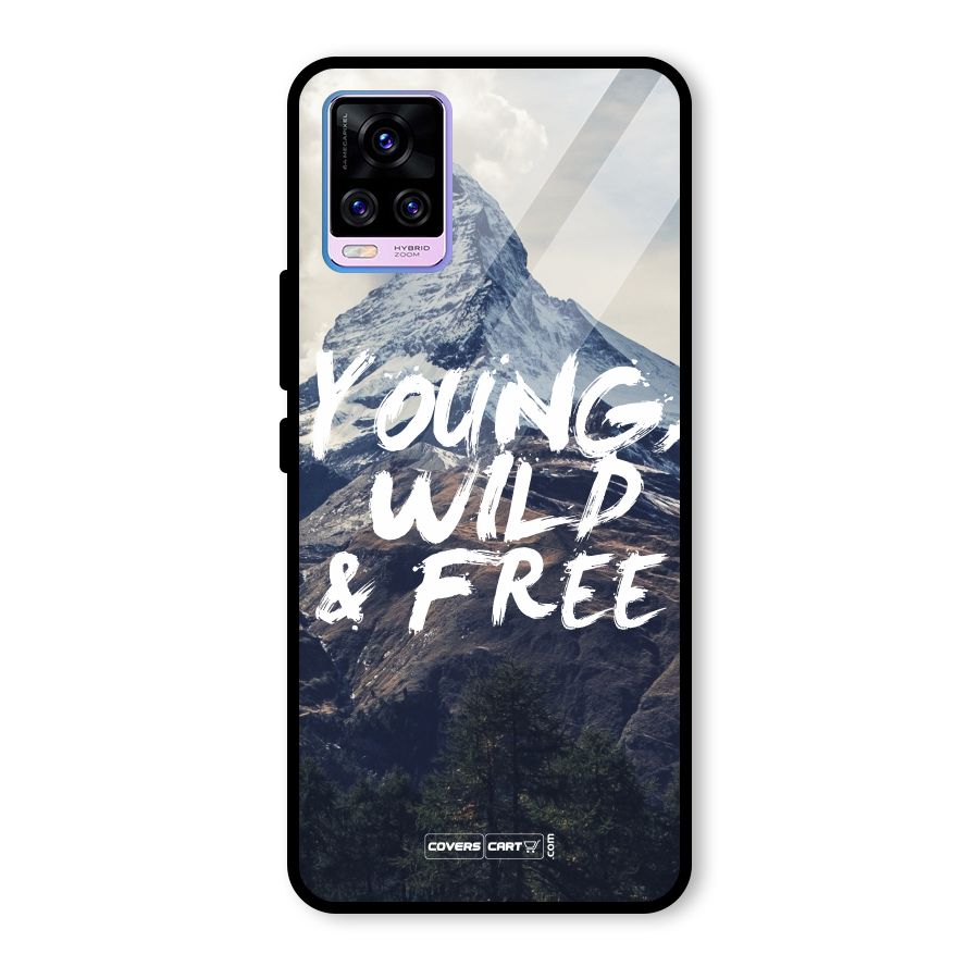 Young Wild and Free Glass Back Case for Vivo V20 Pro