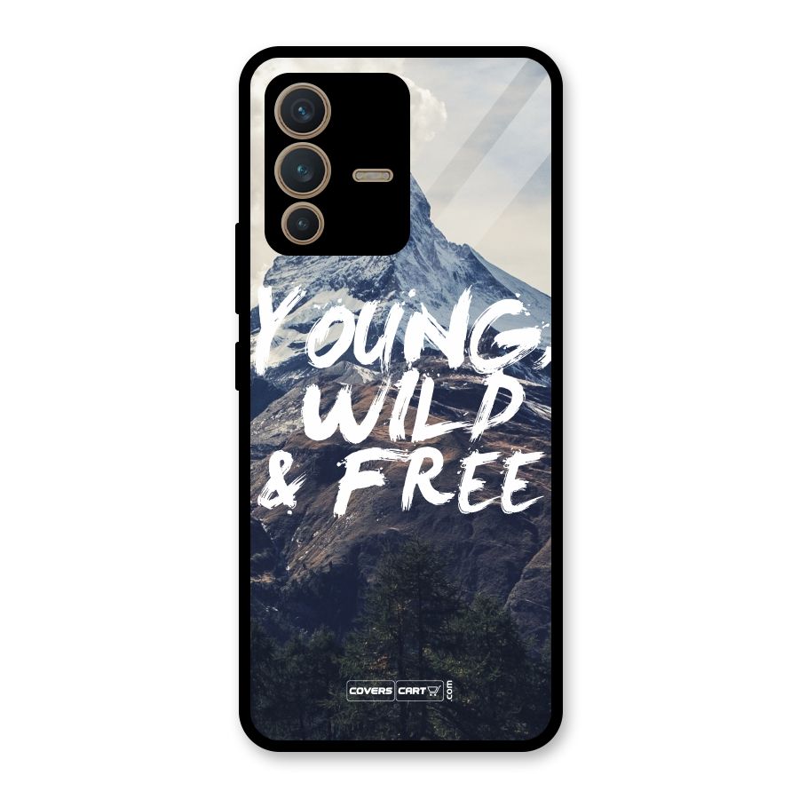 Young Wild and Free Glass Back Case for Vivo V23 5G
