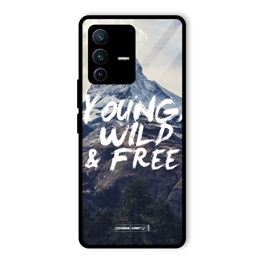 Young Wild and Free Glass Back Case for Vivo V23 Pro