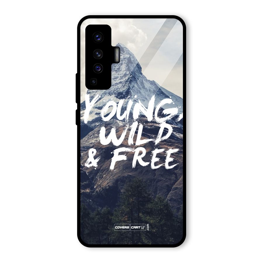 Young Wild and Free Glass Back Case for Vivo X50