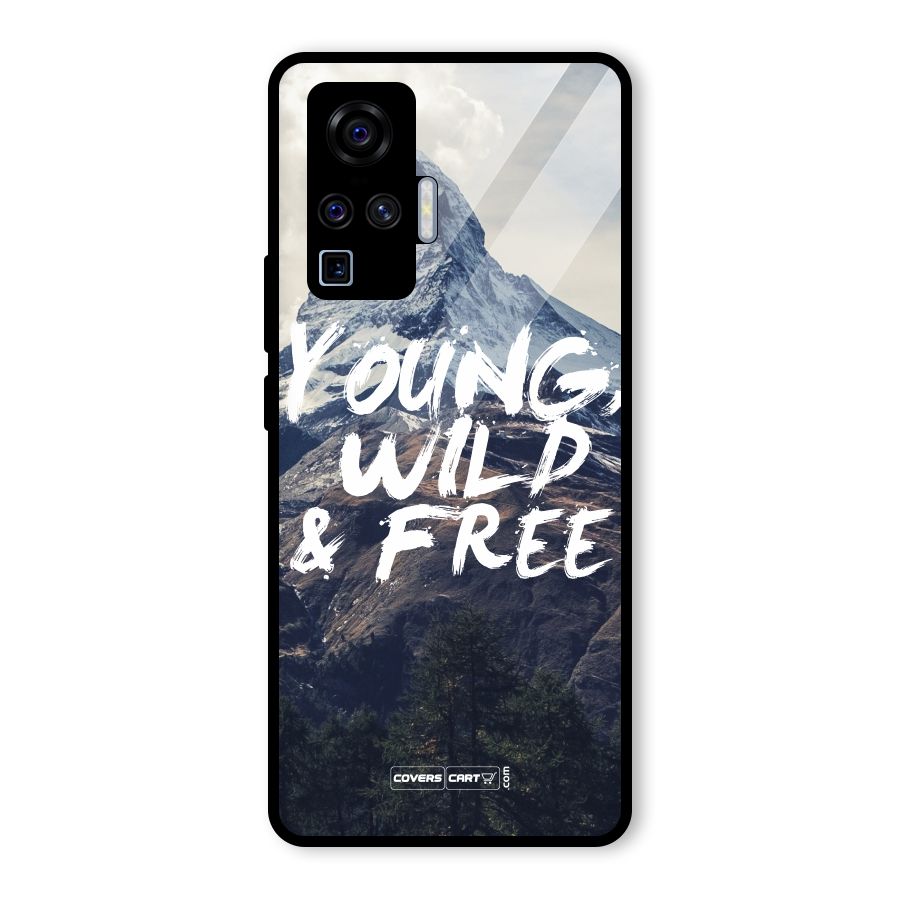 Young Wild and Free Glass Back Case for Vivo X50 Pro