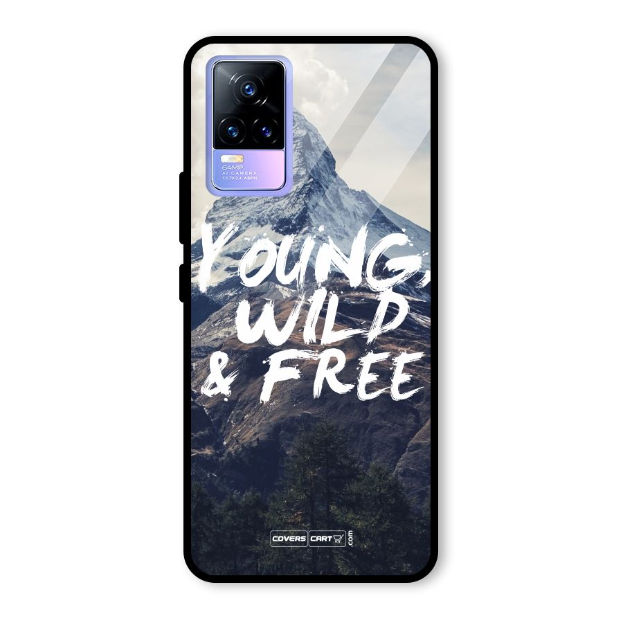 Young Wild and Free Glass Back Case for Vivo Y73
