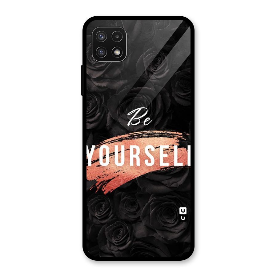 Yourself Shade Glass Back Case for Galaxy A22 5G