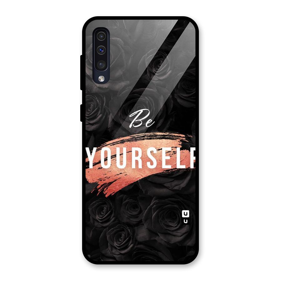 Yourself Shade Glass Back Case for Galaxy A30s