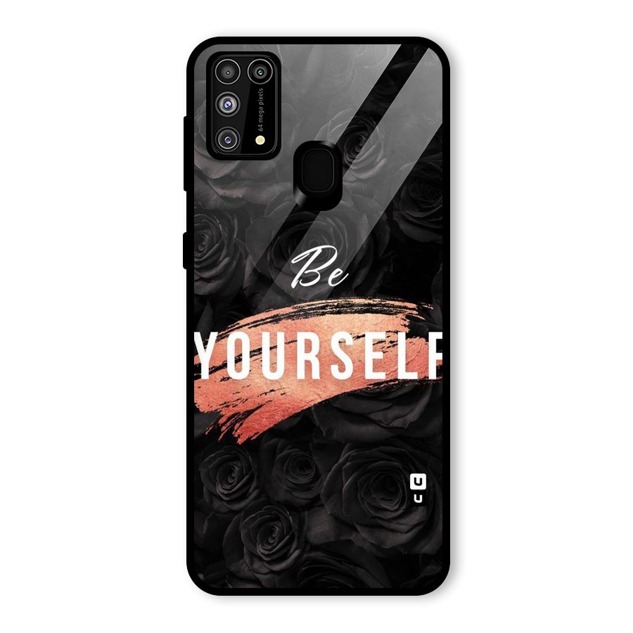 Yourself Shade Glass Back Case for Galaxy F41