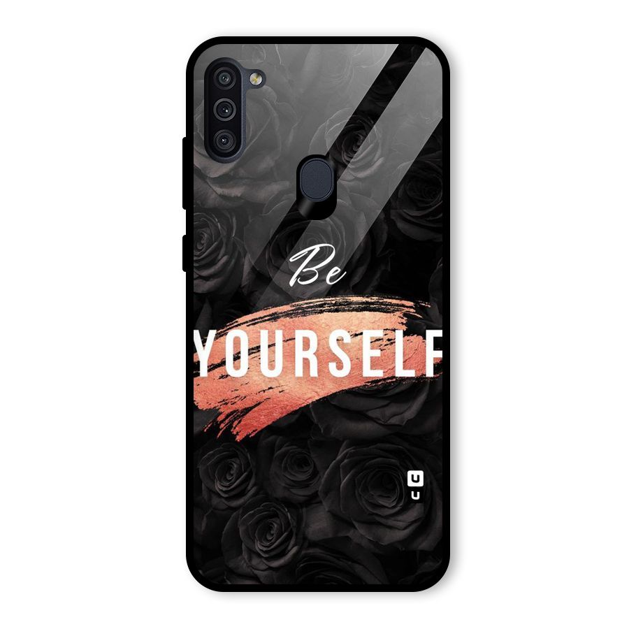 Yourself Shade Glass Back Case for Galaxy M11