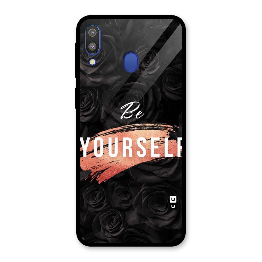 Yourself Shade Glass Back Case for Galaxy M20