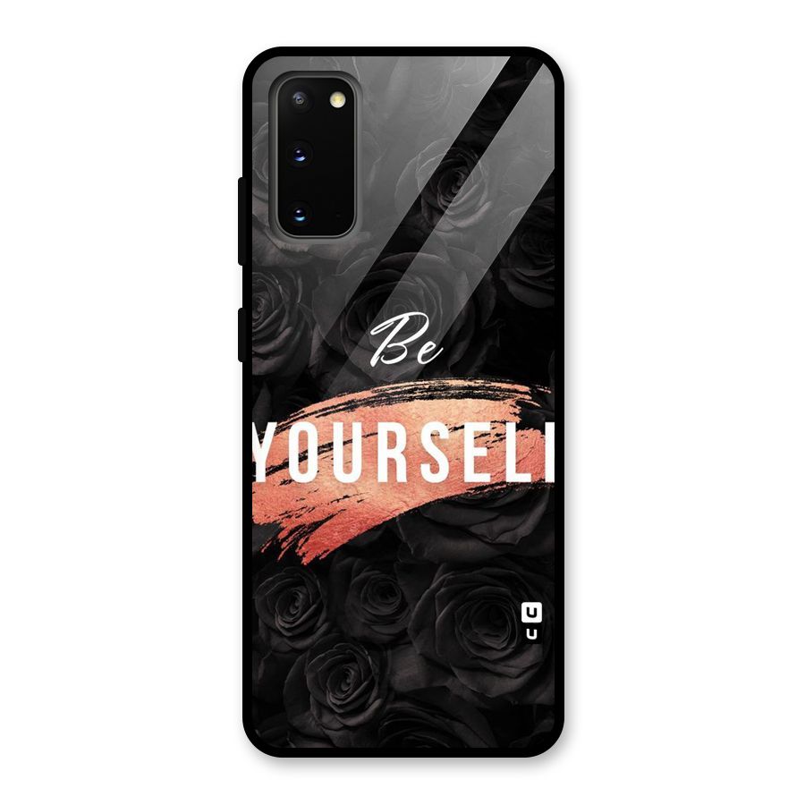 Yourself Shade Glass Back Case for Galaxy S20