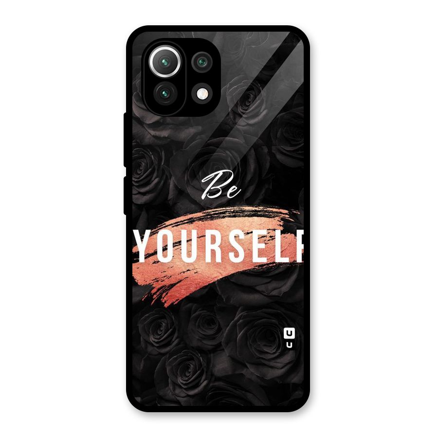 Yourself Shade Glass Back Case for Mi 11 Lite