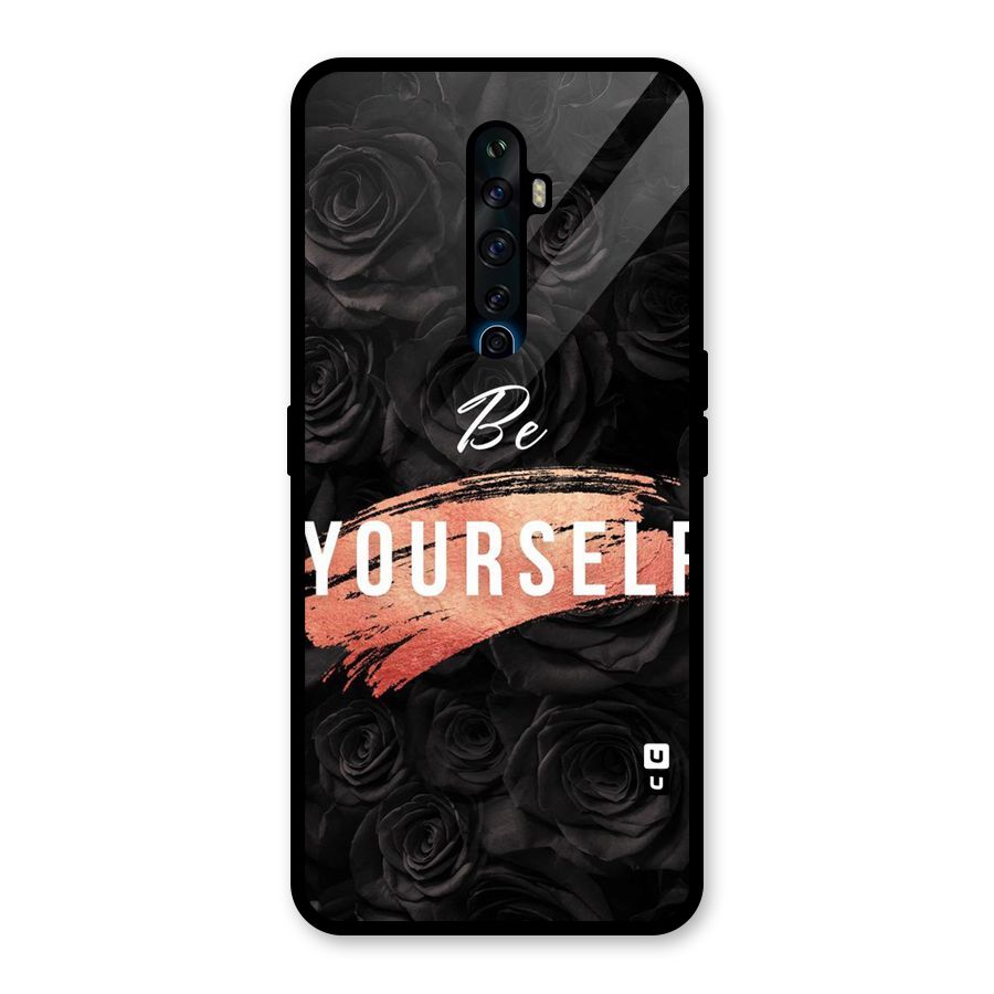 Yourself Shade Glass Back Case for Oppo Reno2 F