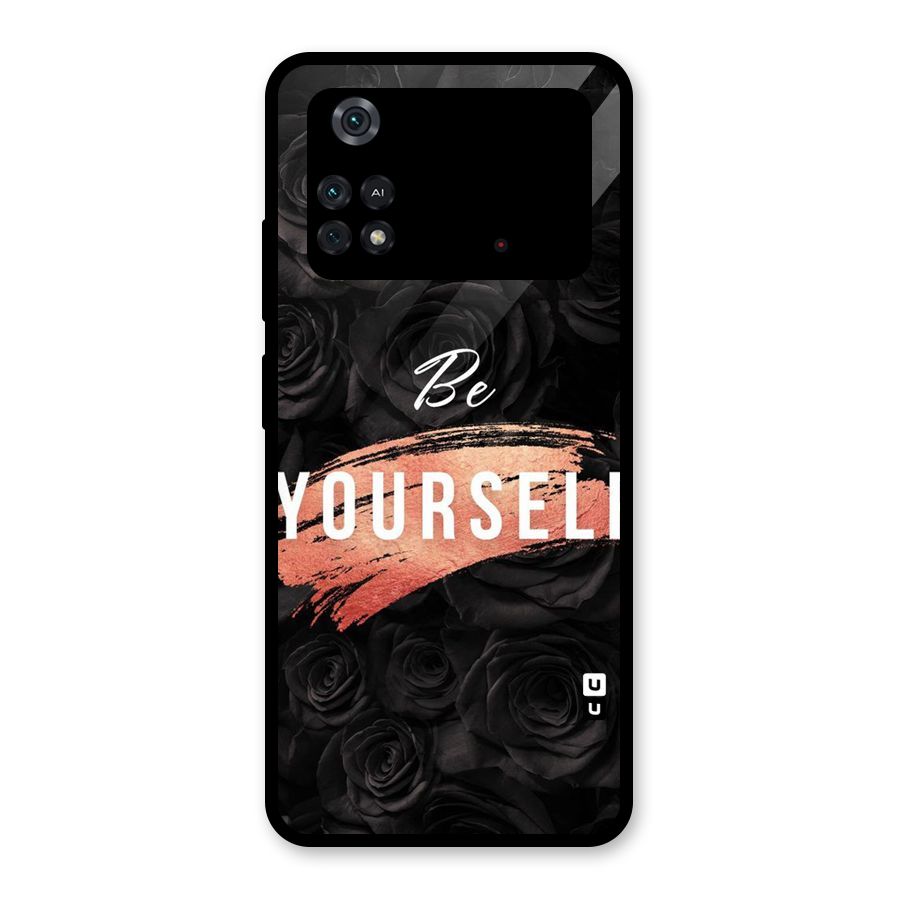 Yourself Shade Glass Back Case for Poco M4 Pro 4G