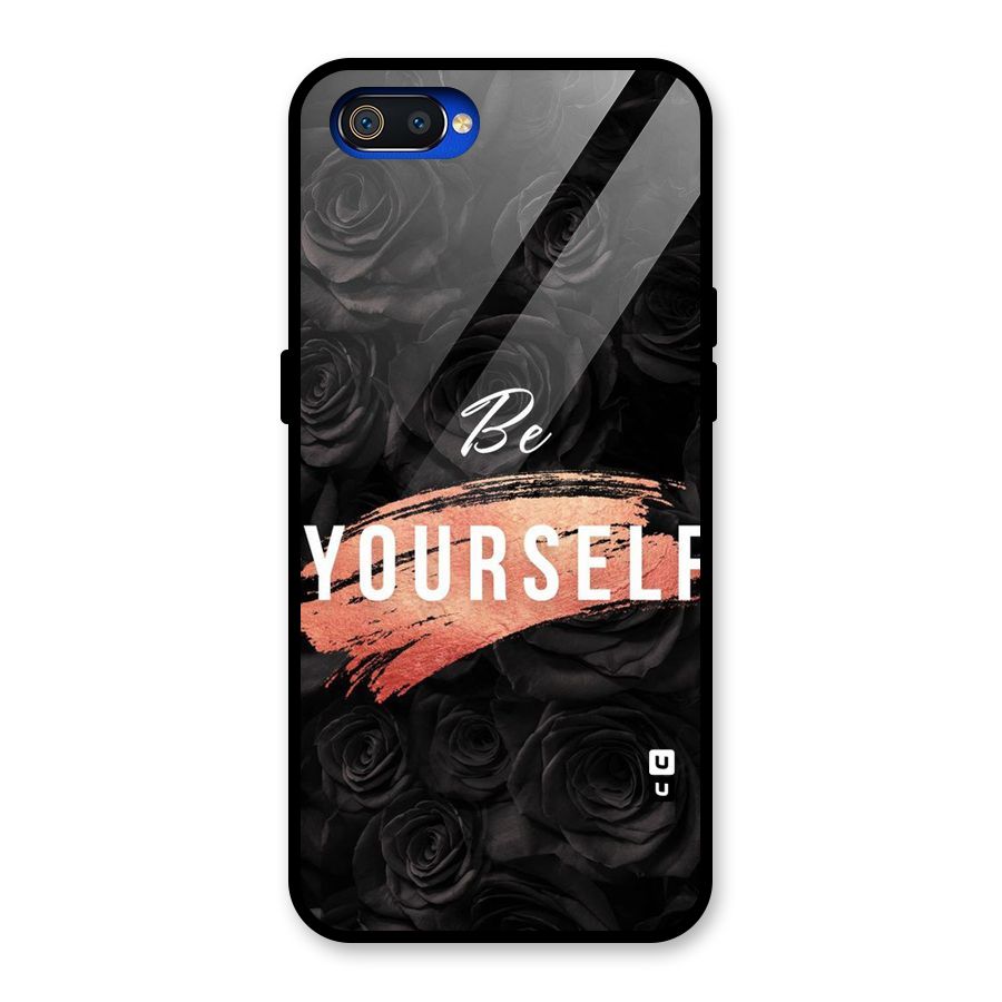 Yourself Shade Glass Back Case for Realme C2