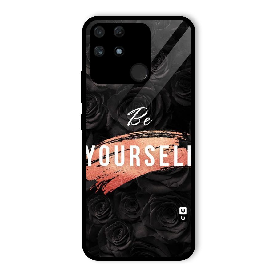 Yourself Shade Glass Back Case for Realme Narzo 50A