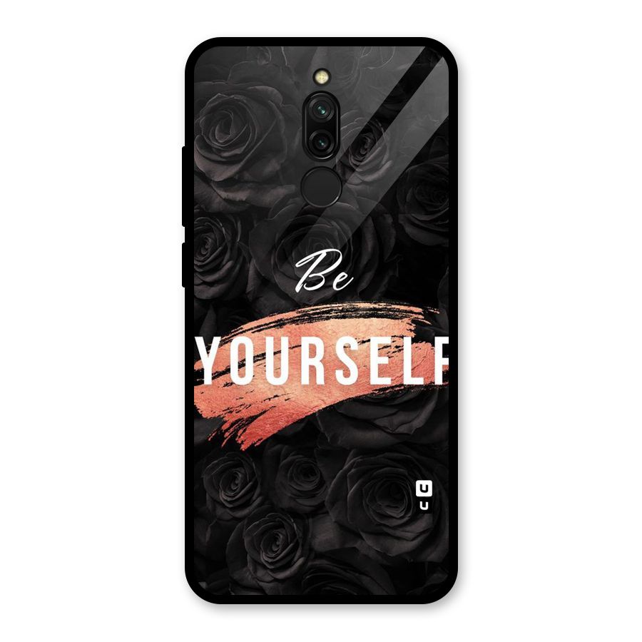Yourself Shade Glass Back Case for Redmi 8