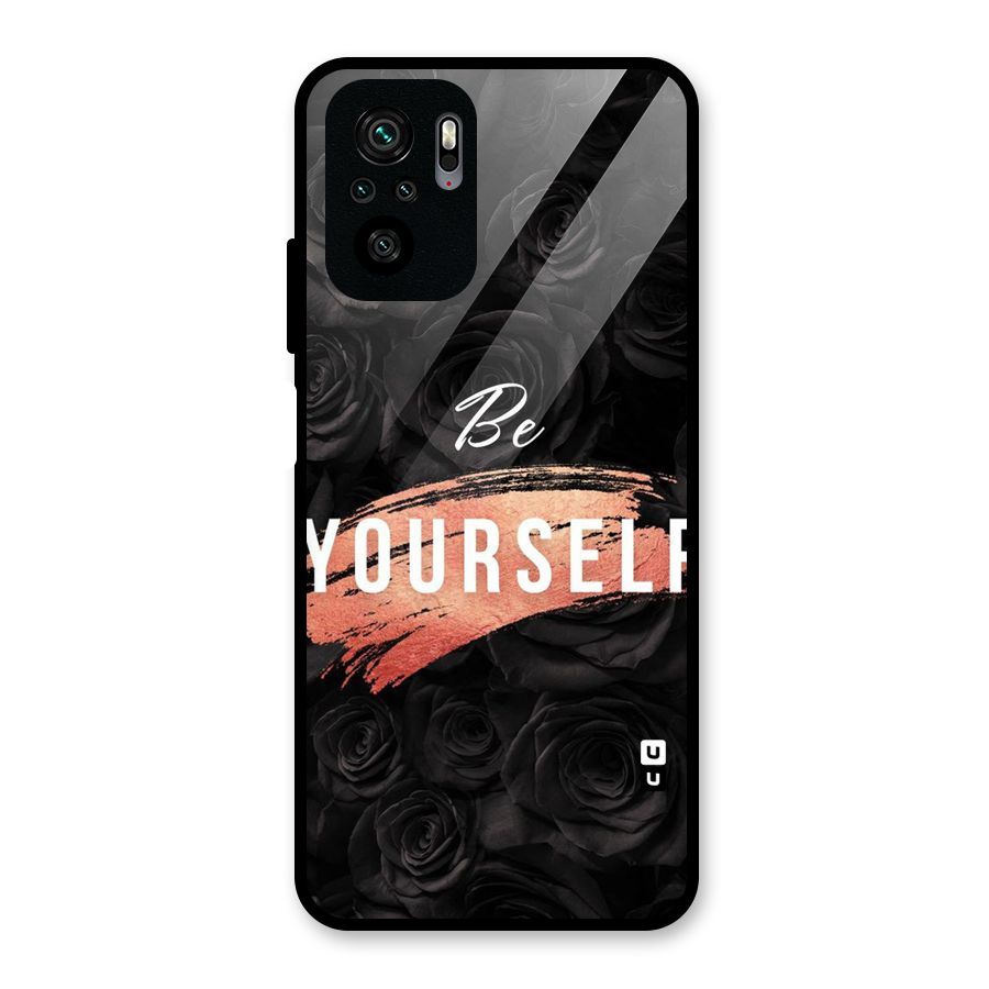 Yourself Shade Glass Back Case for Redmi Note 11 SE