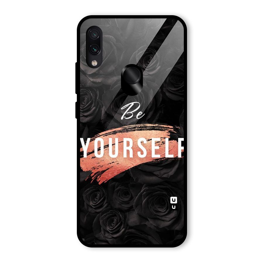 Yourself Shade Glass Back Case for Redmi Note 7S