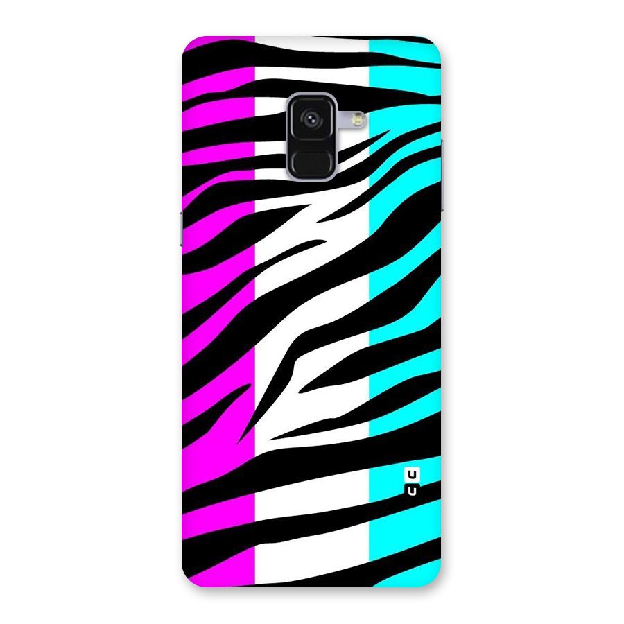 Zebra Texture Back Case for Galaxy A8 Plus