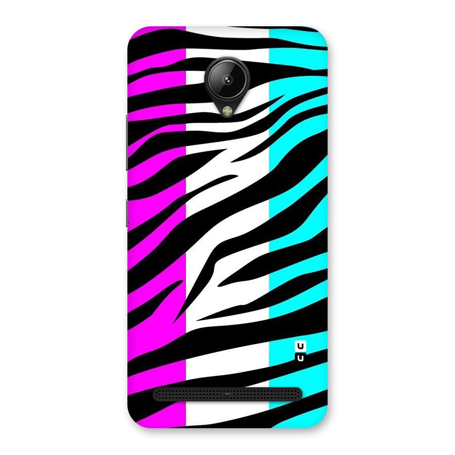 Zebra Texture Back Case for Lenovo C2