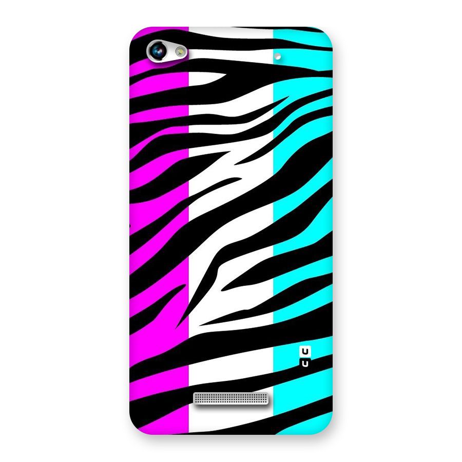 Zebra Texture Back Case for Micromax Hue 2