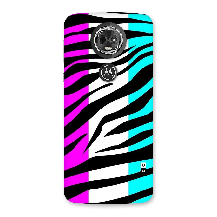 Zebra Texture Back Case for Moto E5 Plus