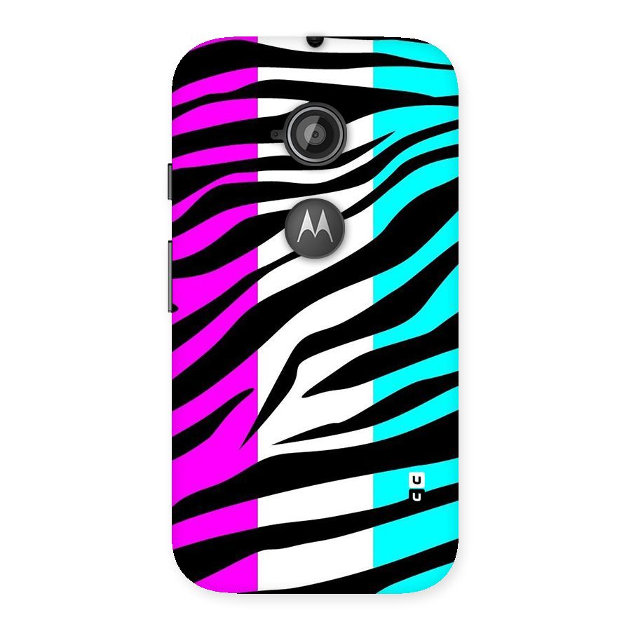 Zebra Texture Back Case for Moto E 2nd Gen