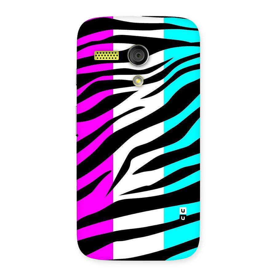 Zebra Texture Back Case for Moto G