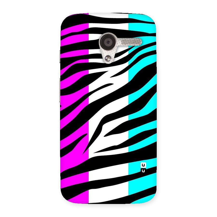 Zebra Texture Back Case for Moto X