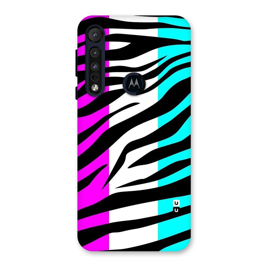 Zebra Texture Back Case for Motorola One Macro