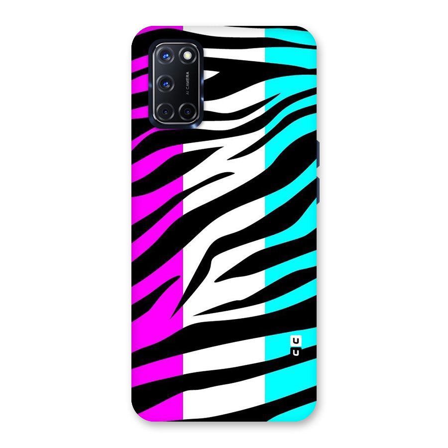 Zebra Texture Back Case for Oppo A52