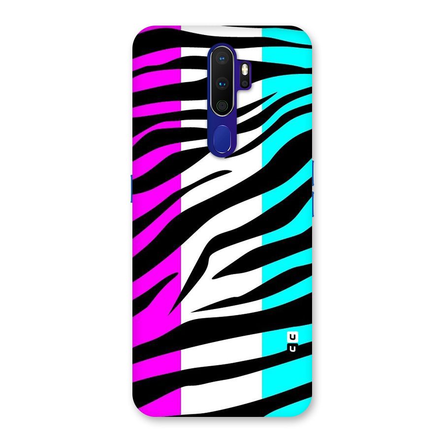 Zebra Texture Back Case for Oppo A9 (2020)
