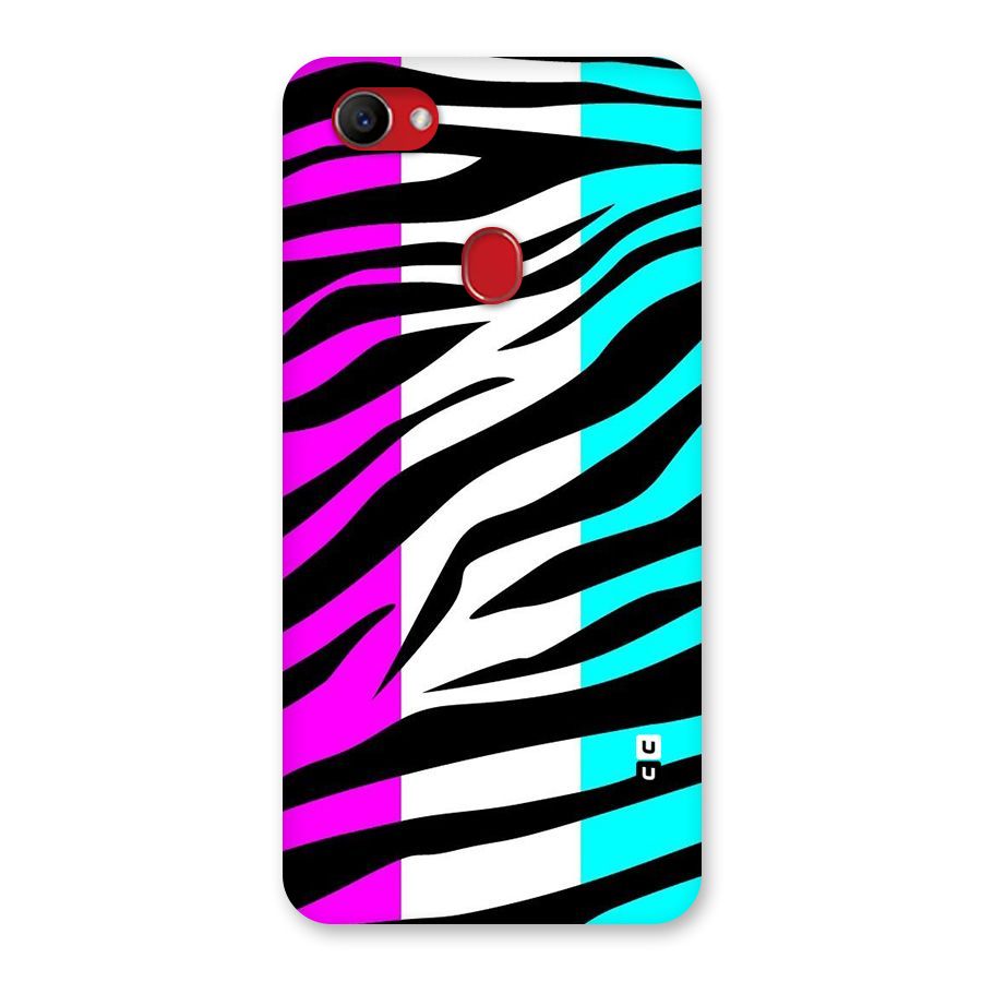 Zebra Texture Back Case for Oppo F7