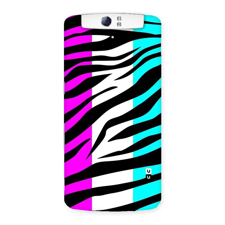 Zebra Texture Back Case for Oppo N1