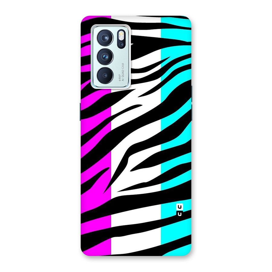 Zebra Texture Back Case for Oppo Reno6 Pro 5G