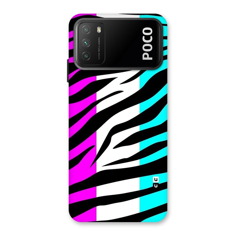 Zebra Texture Back Case for Poco M3