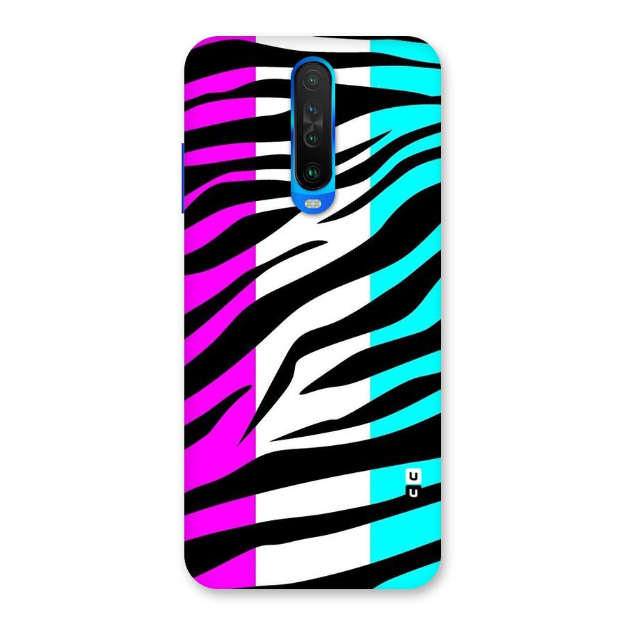 Zebra Texture Back Case for Poco X2