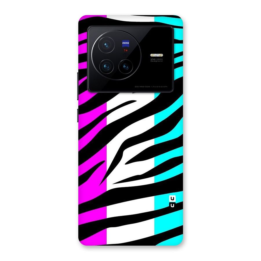 Zebra Texture Back Case for Vivo X80