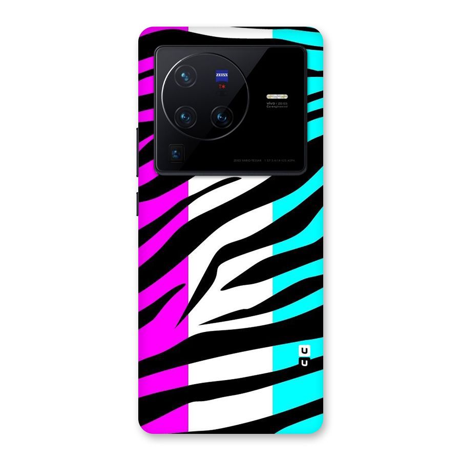 Zebra Texture Back Case for Vivo X80 Pro
