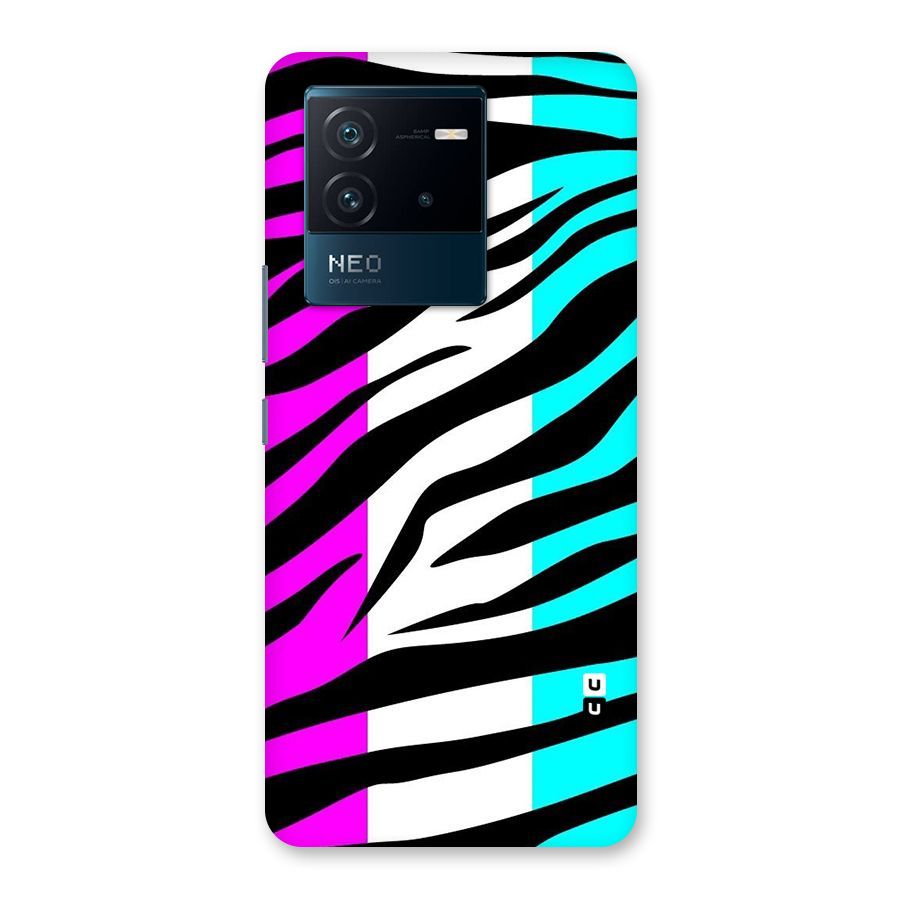 Zebra Texture Back Case for Vivo iQOO Neo 6 5G