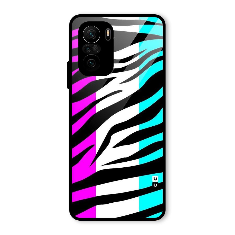 Zebra Texture Glass Back Case for Mi 11X Pro