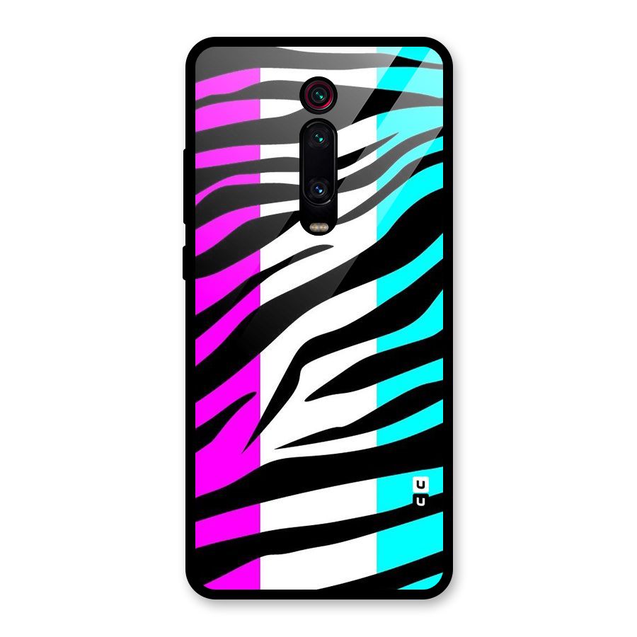 Zebra Texture Glass Back Case for Redmi K20 Pro