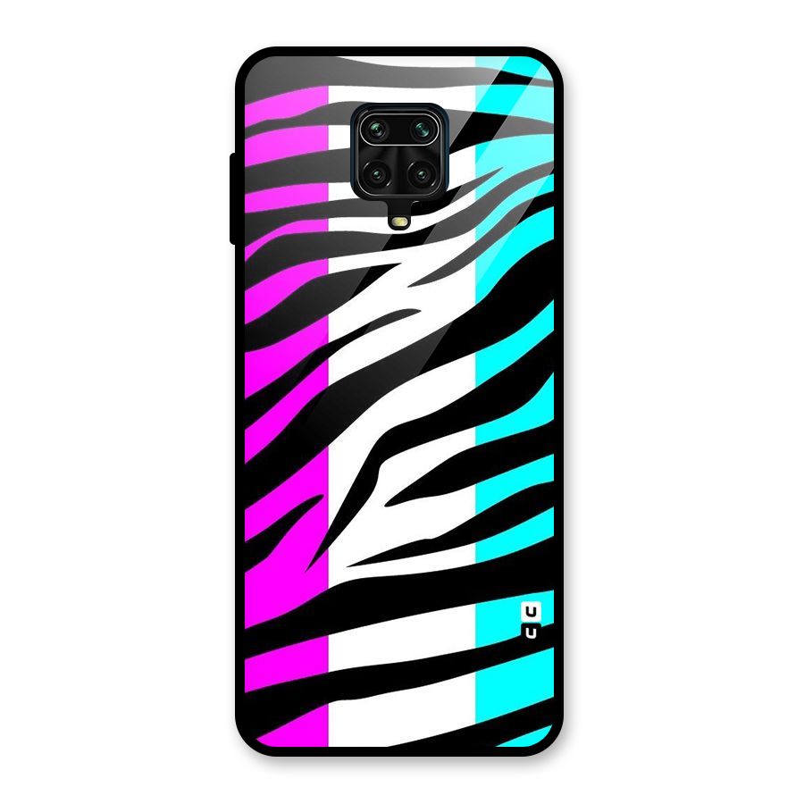 Zebra Texture Glass Back Case for Redmi Note 10 Lite