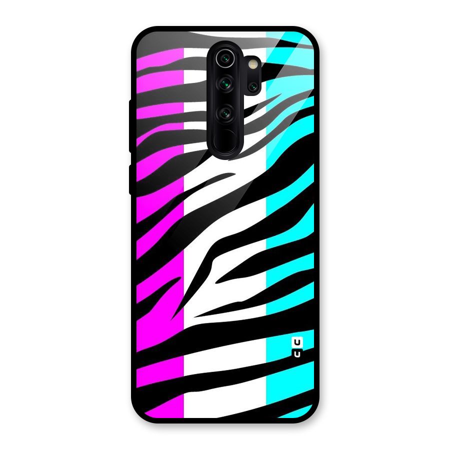 Zebra Texture Glass Back Case for Redmi Note 8 Pro