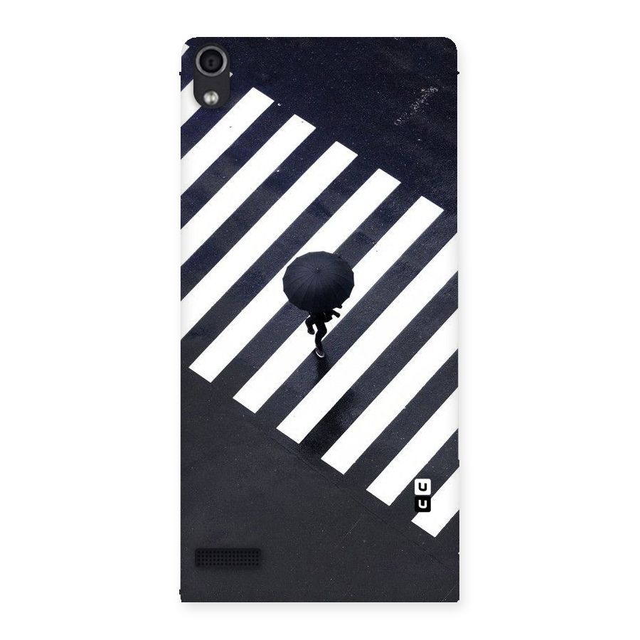 Zebra Walking Back Case for Ascend P6