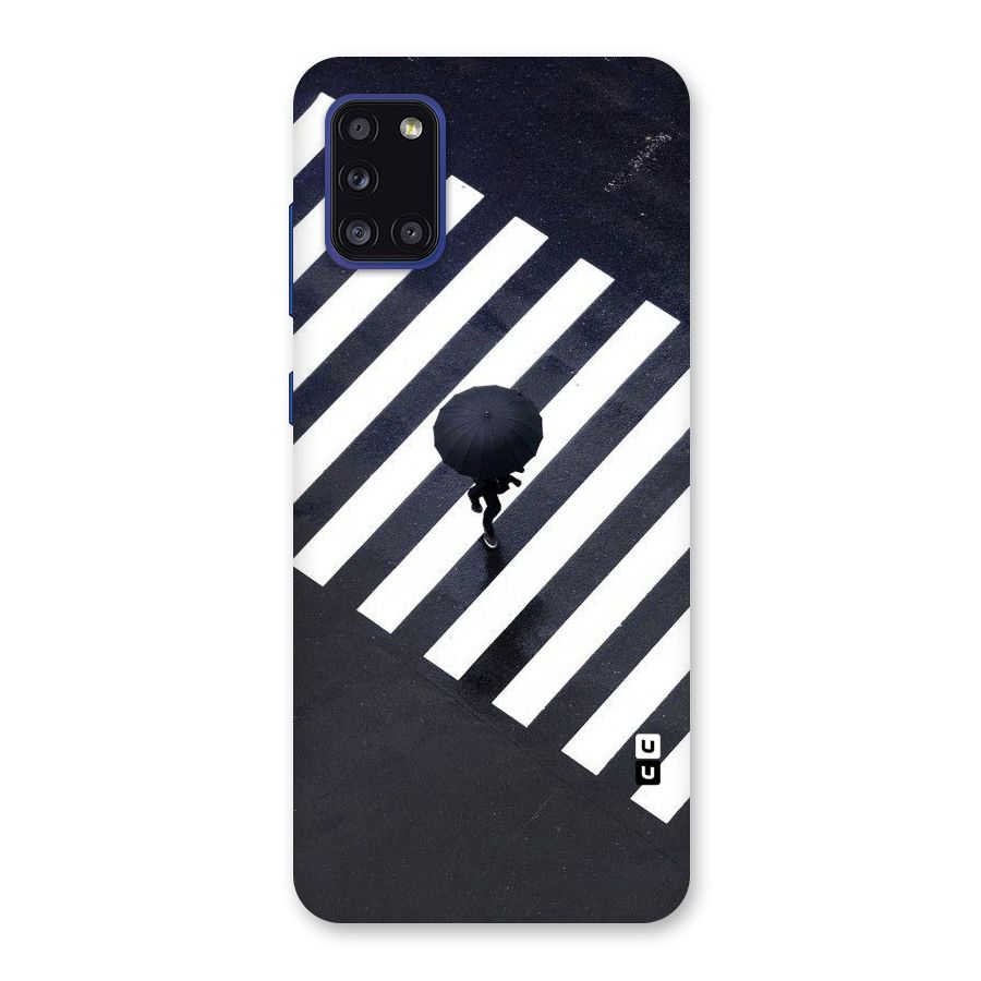 Zebra Walking Back Case for Galaxy A31