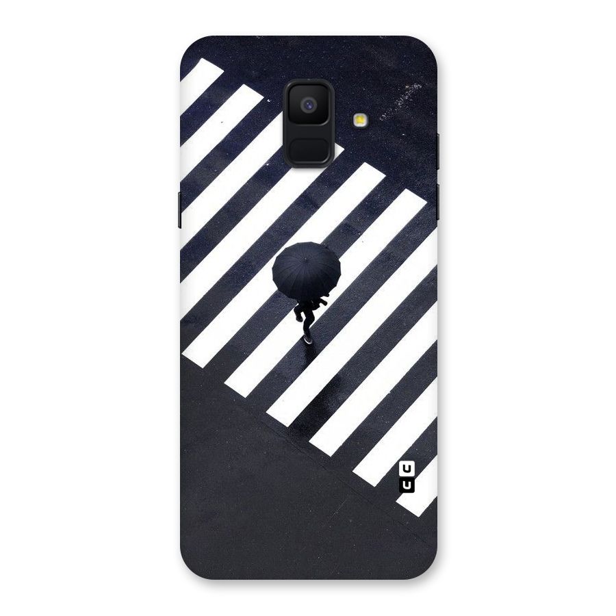 Zebra Walking Back Case for Galaxy A6 (2018)