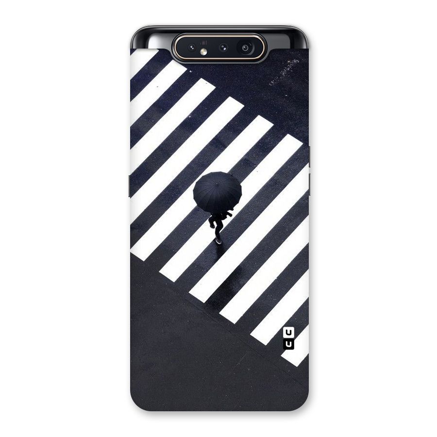 Zebra Walking Back Case for Galaxy A80