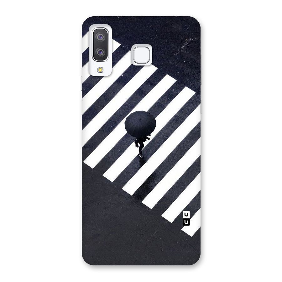 Zebra Walking Back Case for Galaxy A8 Star